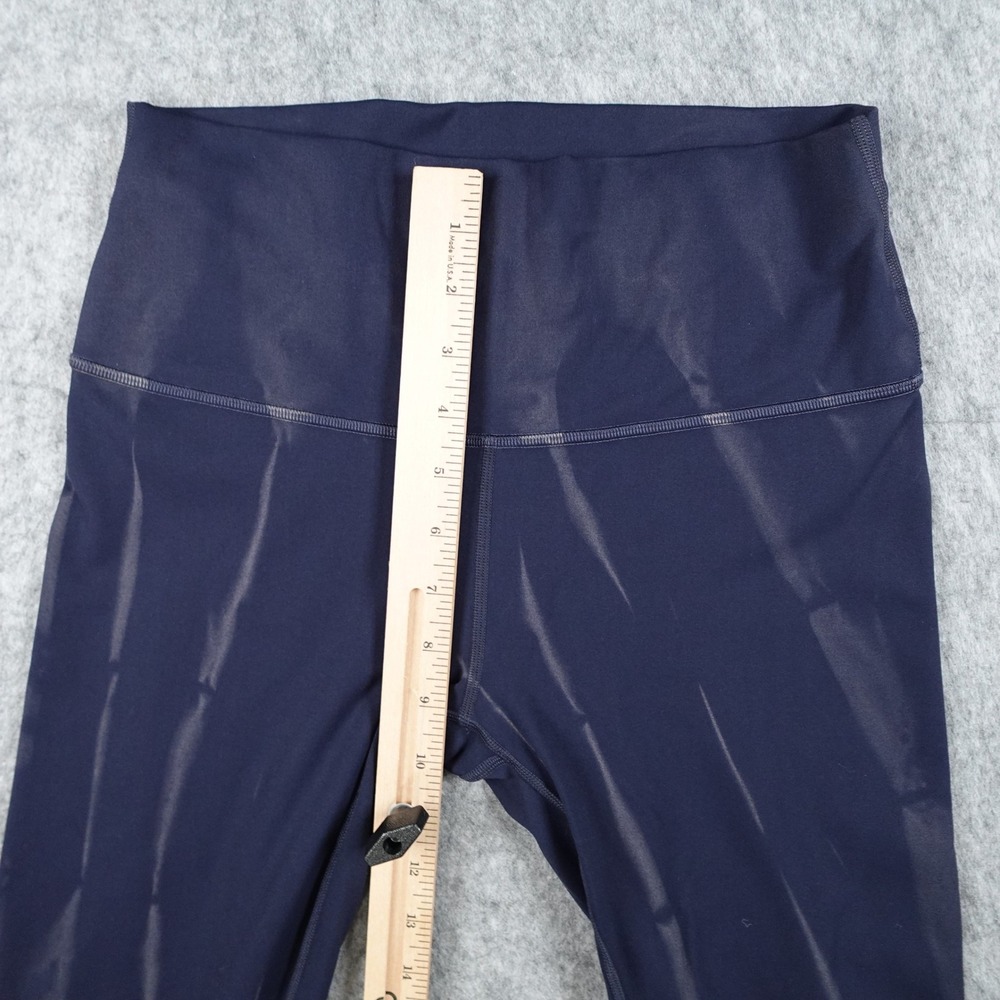 Lululemon Leggings‎ Women 8 Navy Blue Wunder Train High Rise Crop 23" Yoga Gym - Picture 4 of 11